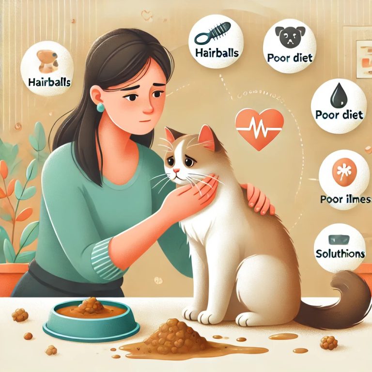 Kucing muntah terus