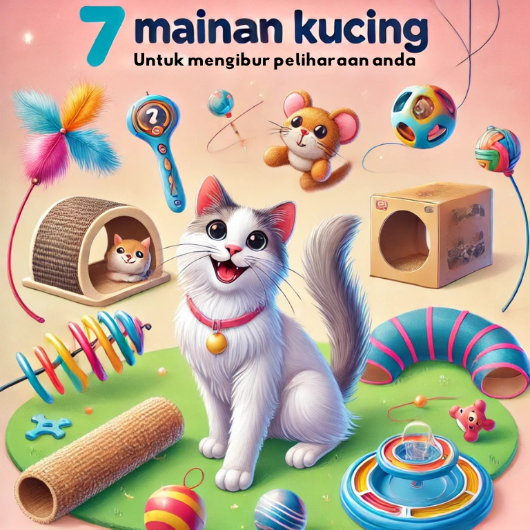 7 Mainan Kucing Terbaik untuk Menghibur Peliharaan Anda 🎾🐱