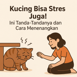kucing bisa stres